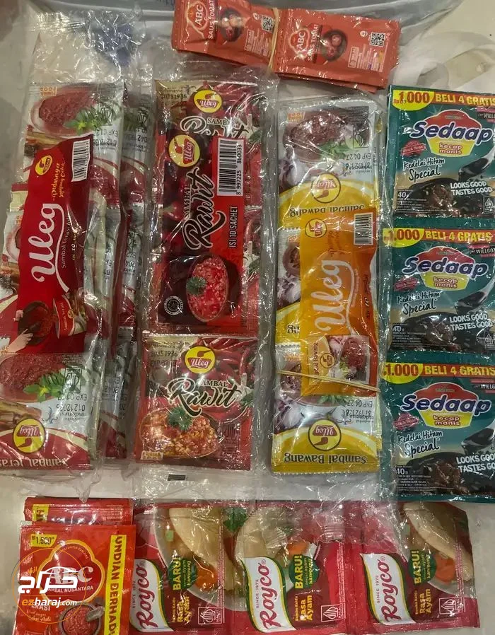 شطه وصوص اسيويه بنكهات مختلفه